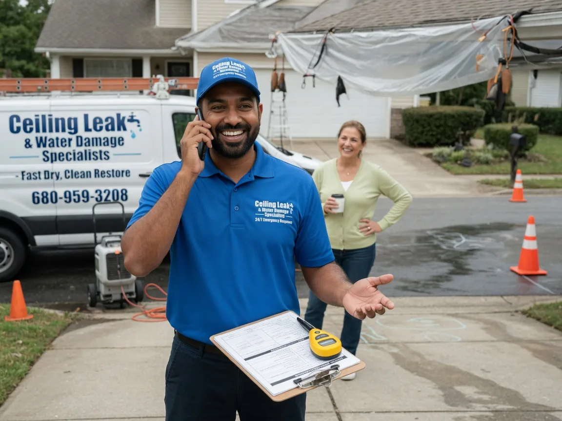 Ceiling Leak Cleanup Oxford, NE FAQs